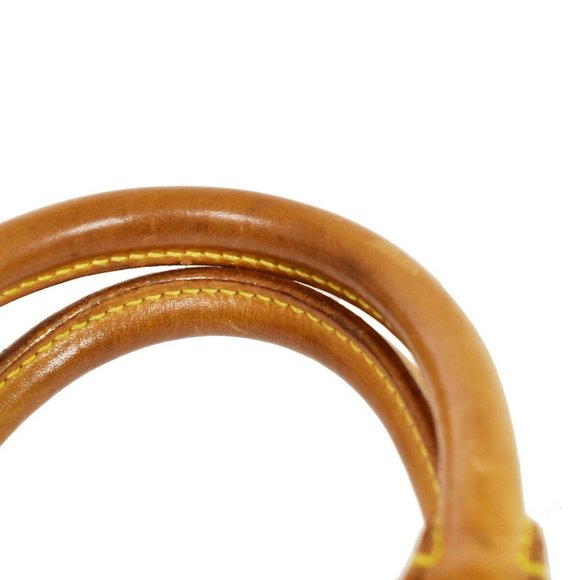 LOUIS VUITTON LV Logo Alma Hand Bag Monogram Leather Brown France - Picture 11 of 16